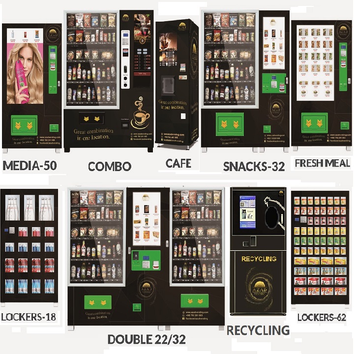 AZAD VENDING | Our Best Vending Machines