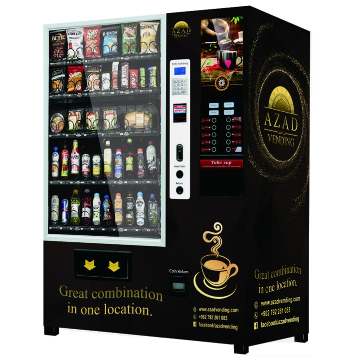 Combo - Snacks & Hot drinks vending machine